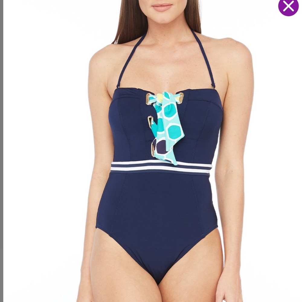 TRINA TURK Made in the Shade Bandeau Swimsuit